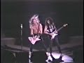 Metallica The Four Horsemen Toronto Ontario December 9 1986 