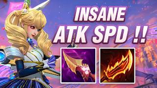 INSANE BUILD DAMAGE !! ATTACK SPEED BUILD LOVE CONFESSION GWEN GAMEPLAY // WILD RIFT (BUILD RUNES)