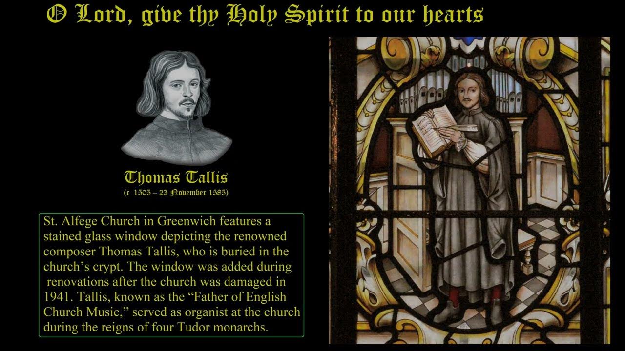 O Lord, give thy Holy Spirit. Thomas Tallis. Tallis Scholars. Peter Phillips, conducting O Lord, give thy Holy Spirit. Thomas Tallis. Tallis Scholars. Peter Phillips, conducting