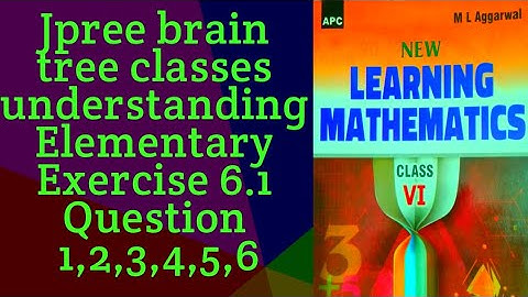 #class 6 #mlaggarwal chapter 6 understand elementary shapes exercise 6.1 question 1,2,3,4,5,6 #maths