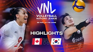 🇨🇦 CAN vs. 🇰🇷 KOR - Highlights Week 1 | Women's VNL 2023