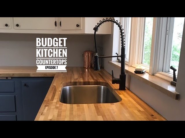 How To Install Butcher Block Counters - Concord Carpenter