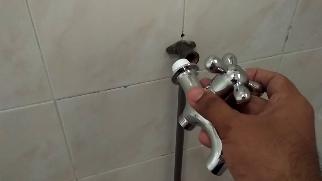 How to change bathroom tap or outdoor tap in Singapore HDB p6 YouTube