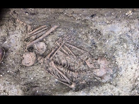 Thumb of 1,000-Year-Old Remains Of A Young Man - Sligo, Ireland video