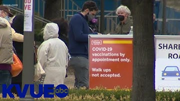 Thousands turned away for COVID-19 vaccines at UT campus site | KVUE