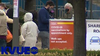 Thousands turned away for COVID-19 vaccines at UT campus site | KVUE