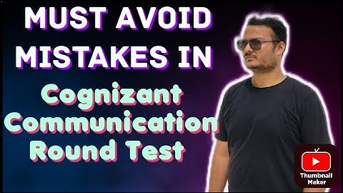 These Mistakes can end your COGNIZANT Dream || Take Communication Assessment Seriously
