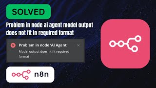 Problem in node ai agent model output does not fit in required format