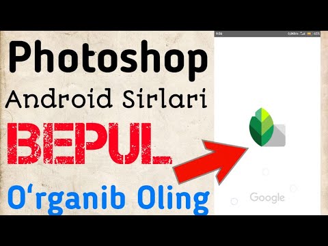 🎨Photoshop Sirlari ||📲 Android Telefoniz Orqali Super Foto Montaj