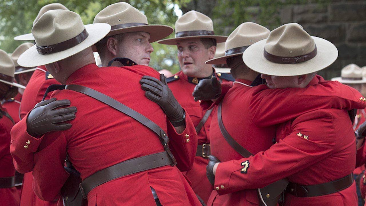 Hundreds of RCMP officers attend funeral of fallen Mountie - YouTube