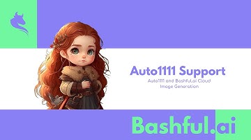 Bashful: AI in Photoshop Supports Local Auto1111 and Cloud