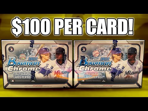 AUTOS ONLY! NO BASE CARDS! |  2022 Bowman Chrome HTA 2 Box Opening