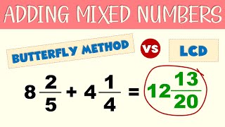 Adding Mixed Numbers | Basic Math Review | Ms Rosette
