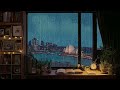 Rainfall Outside the Study Room | Peaceful Focus Sounds 🌧️📚 3 Hours Meditation Stress Relief Sleep