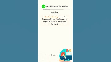 Gradient boosting | data science interview question #datascience #datascientists #machinelearning