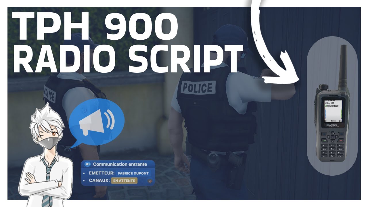 [ESX] RADIO TPH 900 FIVEM 2024