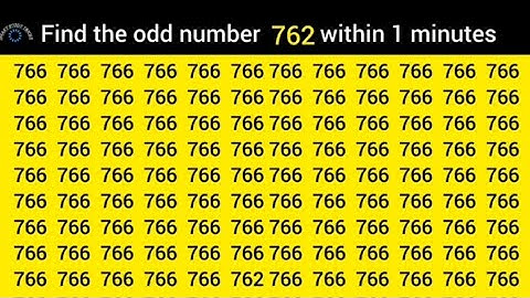 🔥 find the odd number 762  🤯math quiz challenge 🧐 math is easy 😎 #quiz #puzzle #riddles #shorts