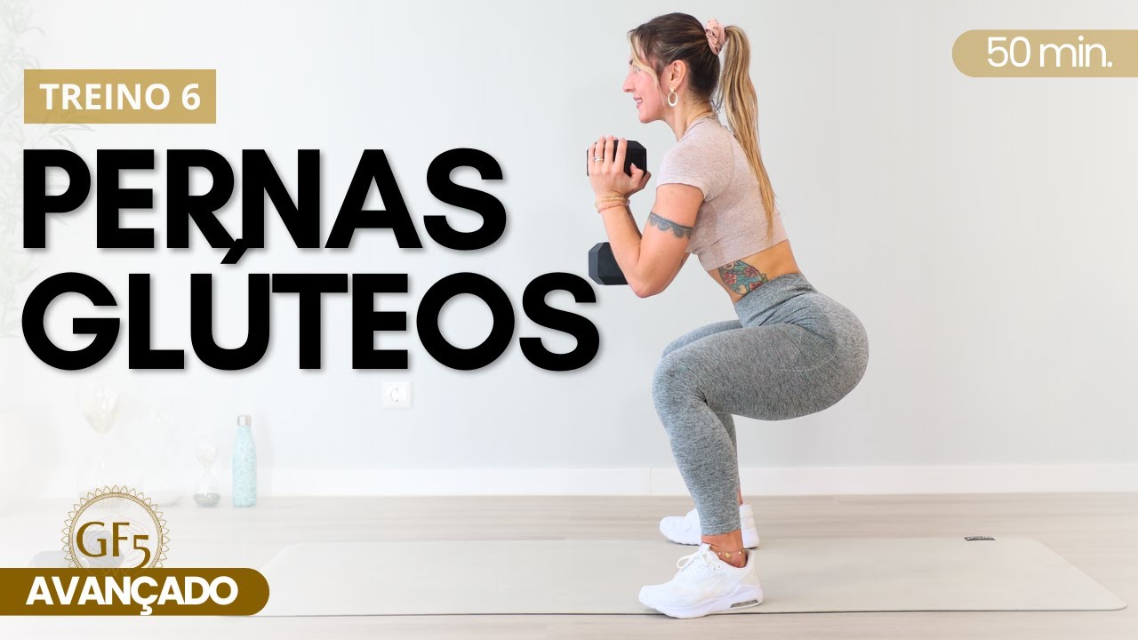 Glúteos, Posteriores e Coxa Interna – Treino Pesado para Ganhar Massa Muscular em Casa | GF5 - T6