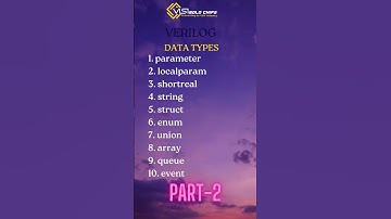 Verilog Data Types Part-2(@vlsigoldchips )