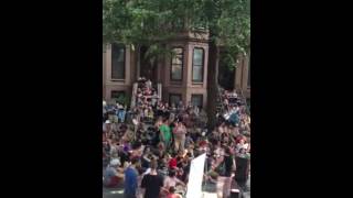 Hamilton sing along block party