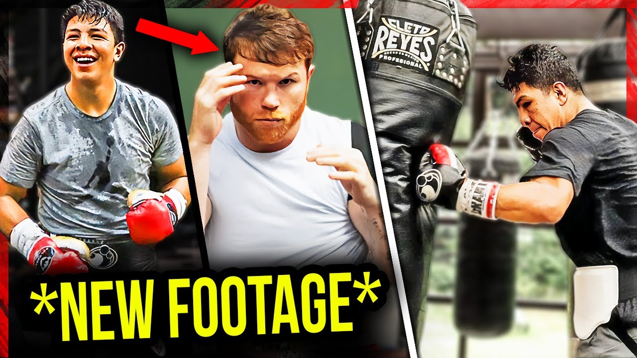 JAMIE MUNGUIA vs CANELO ALVAREZ TRAINING HIGHLIGHTS (HEAD MOVEMENT