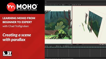 Part 27/38. Creating a scene with parallax - Learning Moho from beginner to expert