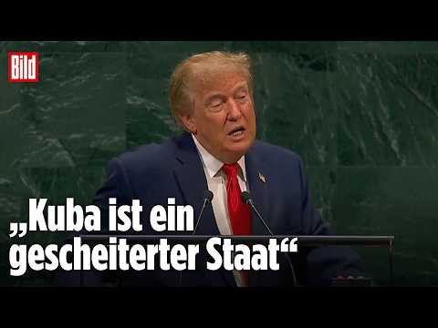 UN-Generalversammlung: Trump warnt vor Kuba als Schutzraum für US-Gegner