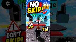 💀No Skip Challenge In Roblox Obby!#robloxedit #likes