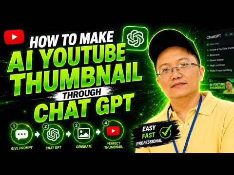 How to make an Ai YouTube Thumbnail easy through Chat Gpt? #youtubethumbnail #chatgpt #howto