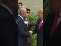Taoiseach greets US President Trump at Farmleigh House #RTÉNews #donaldtrump