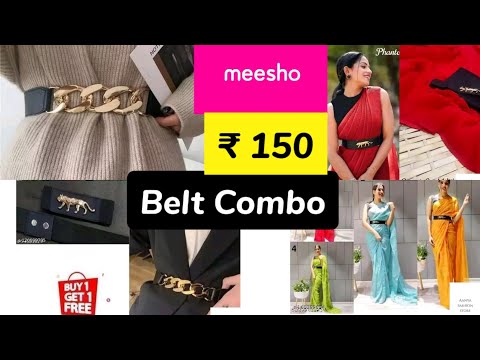 Meesho Chain Buckle And Subyansanchi Tiger Belt Combo Unboxing | Trendy Belt's | Best Price |