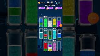 736-740 Level water sort master 3D game | Liquid sort puzzle water color game 2024 screenshot 1