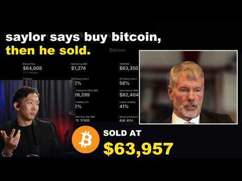 Michael Saylor Says 200-Week Average Is Bitcoin's Bottom. Then He Sold More.