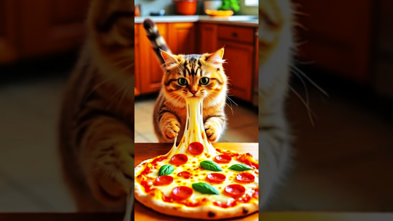 The Pizza Stealer – Funny Cat Cartoon Short | Animated Cartoonz Shorts 