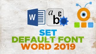 how to set a default font in word 2019 | how to change the default font in microsoft word 2019