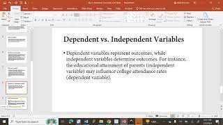 3. Basic Statistical Concepts and Stata