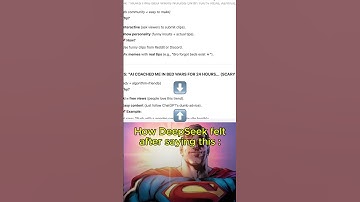 HOW DEEP-SEEK FELT AFTER SAYING THAT 💀 #shorts #ai #deepseek #chatgpt #memes #starman