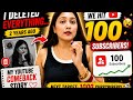 100 Subscribers in 15 Days? My YouTube Journey 🚀