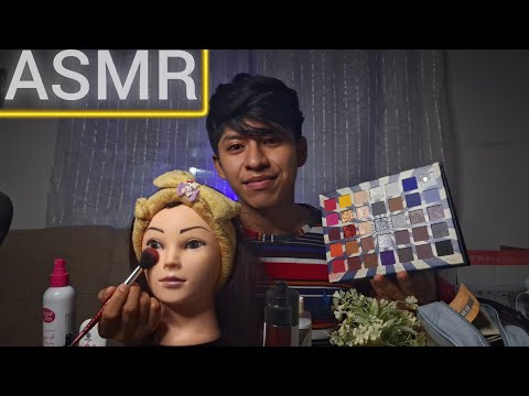 ASMR Español 💋 Te Maquillo en Maniquí | Prueba Real ¿Sé Maquillar? 🤭