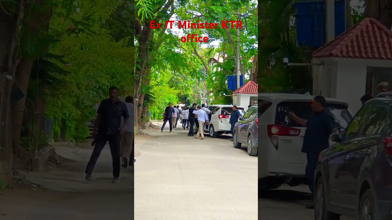 Telangana Ex IT Minister@KTR Office 