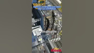 six-axis robot take-out Injection molding automation