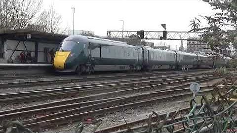 GWR IETs 802001,802002 ON 5X30 AT GLOUCESTER 050418