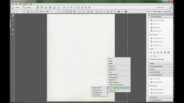 Adobe Acrobat XI: Add Background Image