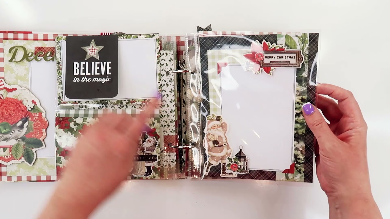 Simple Vintage Rustic Christmas 6 x8 Sn@p Album