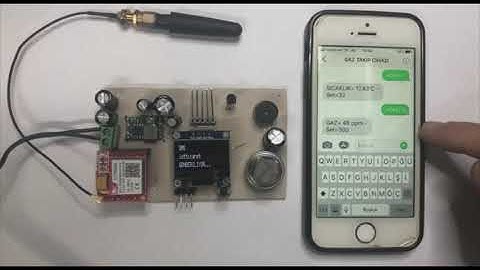 Arduino değil Pic18f ile Sms Kontrolü Sıcaklık ve Gaz Takip Cihazı