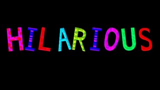 Endless Alphabet Word Hilarious Night Mode, Inversion Effect, G Major Effect & Bevel Effect.