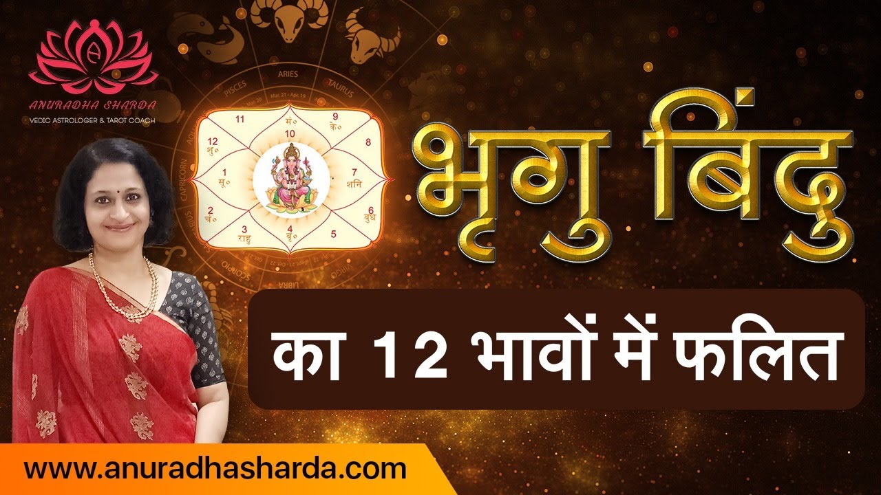 भृगु बिंदु का 12 भावों में फलित | Bhrigu bindu with different planets | Bhrigu bindu- your life path