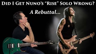 Did I Get Nuno's 'Rise' Solo Wrong? A Rebuttal...