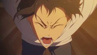 Haru screaming but it's replaced with the Yoshi's island song earrape