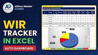 Excel WIR Tracker for Construction Projects | Automatic Dashboard & Status Control Part 2